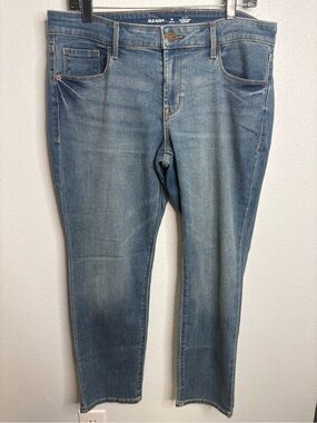 Old Navy Power Slim Straight Leg Mid Rise Size 14p